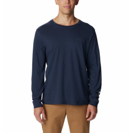 T-shirt homme Columbia CSC Basic Logo™ LS Sleeve bleu foncé Collegiate Navy, CSC Sleeve Logo