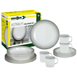 Set de vaisselle Brunner Melamine Set Astralys blanc / gris