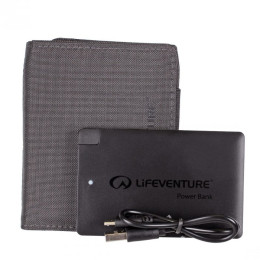 Portefeuille LifeVenture RFID Charger Wallet girs Grey