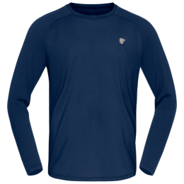 T-shirt fonctionnel homme Norrona femund pureUll Long Sleeve bleu foncé Indigo Night