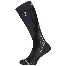 Chaussettes hautes Warg Merino SkiAlp noir / blanc Black/White