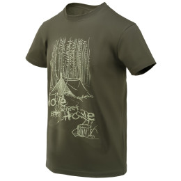 T-shirt homme Helikon-Tex T-Shirt (Home Sweet Home) green Taiga Green