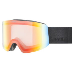 Masques ski Uvex Provoqe V noir BLACK MATT DL/RAINBOW-CLEAR S1-3