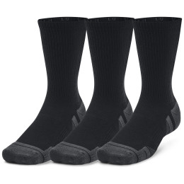 Jeu de chaussettes Under Armour Performance Tech 3pk Crew vert Black / Black / Jet Gray