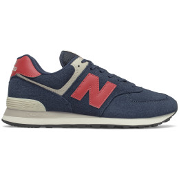Chaussures homme New Balance ML574PN2 bleue / rouge Navy/Red