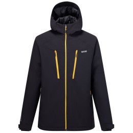 Veste d'hiver homme Regatta Highton Stretch Padded Jacket noir / jaune Black(Sunst)
