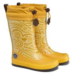 Bottes enfants Affenzahn Rainboot Vegan Puddly Tiger jaune Tiger