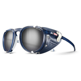 Lunettes soleil Julbo Millenium L Sp 4 bleu foncé/blanc Shiny Translucent Blue / Blue / White