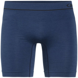 Caleçon homme Icebreaker Anatomica Seamless Long Boxers bleu foncé EstateBlue
