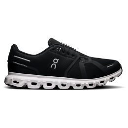 Chaussures de running hommes On Running Cloud 6 noir / blanc Black/White