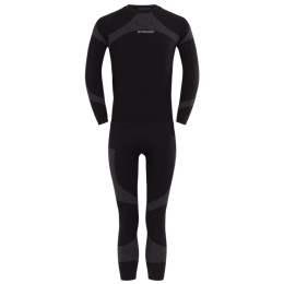 Sous-vêtements thermiques hommes Fundango Seamless Baselayer Set noir black