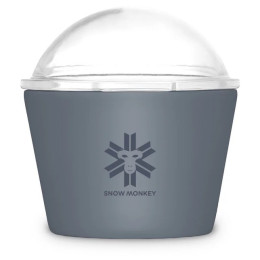 Boîte alimentaire isotherme Snow Monkey Freezie gris foncé deepartic