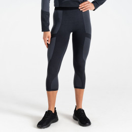 Pantalon fonctionnel femme Dare 2b In The Zone II 3/4 Legging vert Black/Black