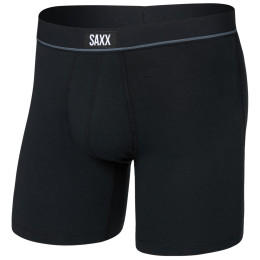 Caleçon homme Saxx Essential Cotton Boxer Brief Fly noir black