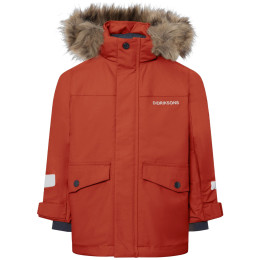 Veste d'hiver enfants Didriksons Bjärven Kids Parka 5 Rust orange Rust