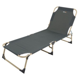 Chaise longue inclinable Regatta Chilka Lounger vert Ebony