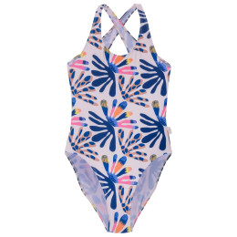Maillot bain enfant Aquawave Salava Jr - Summer Beige Flower Print