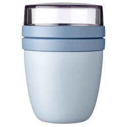 Boîte à goûter Mepal Ellipse Mini 300 + 120 ml bleu Nordic Blue