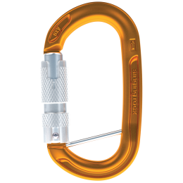 Mousqueton Singing Rock OXY BC Triple lock Orange orange