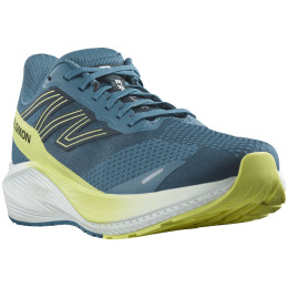 Chaussures de running hommes Salomon Aero Blaze bleue Blue Ashes / Sunny Lime / Dark Sapphire