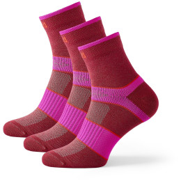 Chaussettes Zulu Sport Women 3-pack rouge