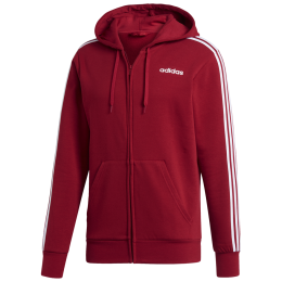 Sweat-shirt homme Adidas E 3S FZ FL rouge