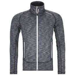 Veste homme Ortovox Fleece Space Dyed Jacket vert BlackRavenBlend