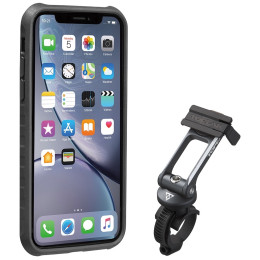 Housse Topeak Ridecase Pro Iphone Xr noir / gris Black/Gray
