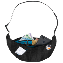 Sac banane Ticket to the moon Upcycled Sling Bag noir Black