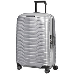 Valise Samsonite Proxis Spinner 69 argenté Silver