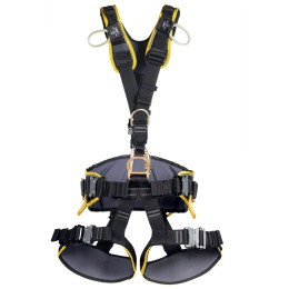 Harnais de sécurité Singing Rock Expert 3D noir / jaune Speed Steel