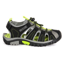 Sandales enfant Regatta Westshore Jnr noir/vert Blk/Limegrn