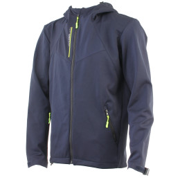 Veste softshell homme Axon Panther bleue