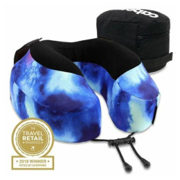 Appui-tête Cabeau Evolution Pillow S3 bleue Galaxy