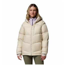 Veste d'hiver femme Columbia Cloudview Down Hooded Jacket beige Dark Stone