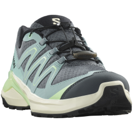 Chaussures running femme Salomon Examotion bleu Turbulence / Vanilla Ice / Patina Green