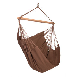 Fauteuil hamac La Siesta Modesta Basic brun Arabica