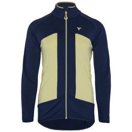 Sweat-shirt femme Silvini Valdaora bleu navy-yellow