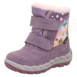 Bottes d'hiver enfant Superfit Icebird Lila/Rosa violet Lila/Rosa