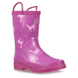 Bottes enfants Regatta Minnow Jnr Welly rose Unicorn/Rorc