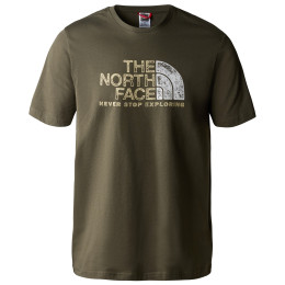 T-shirt homme The North Face S/S Rust 2 Tee vert foncé NEW TAUPE GREEN/GRAVEL