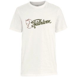 T-shirt homme Fjällräven Archive Logo T-Shirt M blanc Eggshell