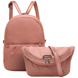 Sac à dos urbain Pacsafe Citysafe CX convertible backpack rose Rose