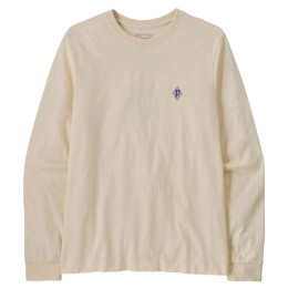 T-shirt homme Patagonia M's L/S MW Hut Tripper Skyline T-Shirt beige Undyed Natural