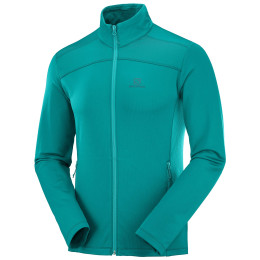 Sweat-shirt homme Salomon Discovery Lt Fz M green Evererglade