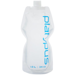 Bouteille Platypus Softbottle 1L Closure cap blanc SalariesLogo