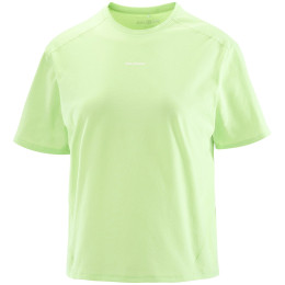 T-shirt femme Salomon Trackline SS Tee vert Butterfly
