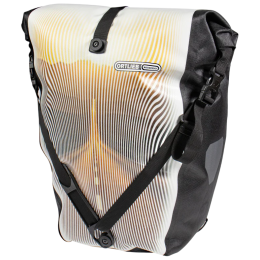 Sacoche imperméable pour vélo Ortlieb Back-Roller Design blanc white - black