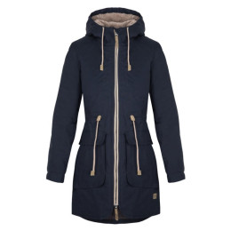 Manteau femme Loap Noela bleu foncé TotalEclipse
