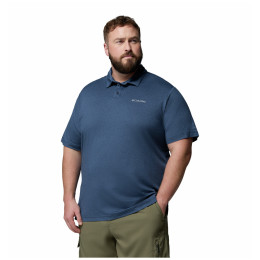 T-shirt homme Columbia Parsons Point™ Polo bleu Collegiate Navy, Heather, Mntn Blue